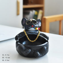 Load image into Gallery viewer, Ashtray Cartoon Cow Cute Creative Social Dog Prevent Fly Ash Cylinder Resin Crafts Ashtray