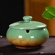 Load image into Gallery viewer, Ashtray Creative Ceramic Glass Hotel Household Office KTV Ashtray