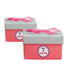 Load image into Gallery viewer, 2x500pcs Xmas Christmas Stickers Roll Label US Independence Day Be a Voter Voter Election Color Seal