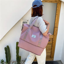 Lade das Bild in den Galerie-Viewer, Backpack Yoga Sports Dry Wet Separation Gym Bag Oxford Cloth Large-Capacity Hospital Bag