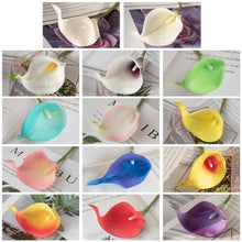 Load image into Gallery viewer, 10PCs Mini Common Calla Artificial Fake Flower Plants Home Decoration Wedding Bouquet