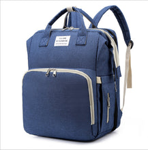 Lade das Bild in den Galerie-Viewer, Backpack Folding Mummy Bag Multi-Purpose Package Feeding Bottle Diaper