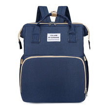Load image into Gallery viewer, Backpack Extendable Bedspread Portable Folding Crib Large Capacity out Baby Diaper Bag