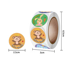 Load image into Gallery viewer, 2x500pcs Christmas Xmas How Smart Well Done Great Work Fantastic Child Encouragement Sticker tape