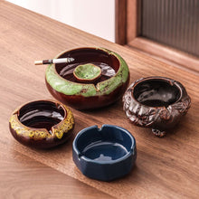 Load image into Gallery viewer, Ashtray Home Lid Living Room Creative Human Office Smoke-Proof Smoke-Proof Ashtray