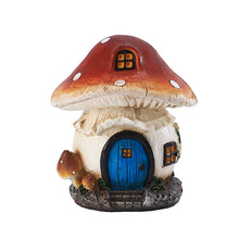 Load image into Gallery viewer, 11cm Elf Mushroom House for Garden Courtyard Decoration Resin Statue Decoration