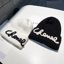 Load image into Gallery viewer, Warm Winter Knit Beanie Hats Korean Style Women's Autumn and Winter Warm Earflaps Slipover Unisex