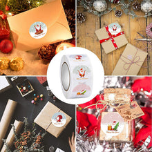 Load image into Gallery viewer, 2x500pcs Christmas Xmas Merry Christmas Santa Claus Envelope Packaging Bag Gift Sticker tape