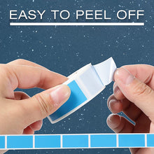 Load image into Gallery viewer, 2x500pcs Christmas Xmas Red Blue Pink Purple Orange Rectangular Blank Waterproof Oil-Proof Handwritten Logo Label Sticker tape