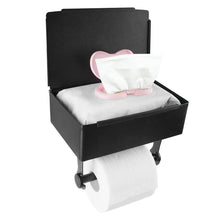 Lade das Bild in den Galerie-Viewer, 304 Stainless Steel Tissue Box Toilet Tissue Holder Punch-Free Storage Rack Roll Stand