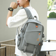 Lade das Bild in den Galerie-Viewer, Backpack Trendy High School College Student Schoolbag Fashion Brand Travel Bag Computer Bag