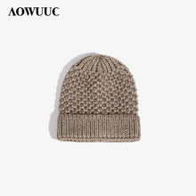 Lade das Bild in den Galerie-Viewer, Warm Winter Knit Beanie Hats Men's Autumn and Winter Wild Fashionable Warm Korean Wool Unisex