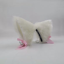 Lade das Bild in den Galerie-Viewer, 2x Halloween Xmas Christmas Gifts Decoration Anime Party Cat Ears Barrettes Lolita Adult Lady like Woman Fox Bow