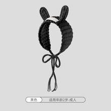 Lade das Bild in den Galerie-Viewer, Warm Winter Knit Beanie Hats Soft and Adorable Small Ear Hair Band Girl Ear Protection Decorative Hair Band Unisex