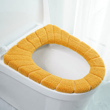 Load image into Gallery viewer, 3pcs Toilet Seat Cover Pads Universal Pad Cushion Four Seasons Knitted Washable Household