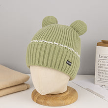 Lade das Bild in den Galerie-Viewer, Warm Winter Knit Beanie Hats Autumn New Mickey Ear Wool Retro Japanese Unisex