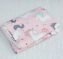 Lade das Bild in den Galerie-Viewer, Children's Spring Blanket Cotton Double Layer Cover Blanket Air Conditioning Blanket Autumn and Winter Comfort Quilt Small Blanket