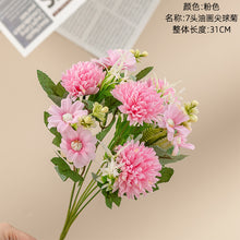 Load image into Gallery viewer, 2pcs 7-Head Oil Painting Tip Chrysanthemum Artificial Fake Flower Plants Home Decoration Wedding Bouquet