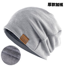 Lade das Bild in den Galerie-Viewer, Warm Winter Knit Beanie Hats Spring And Autumn Pullover Leisure Loose Fleece-Lined Men 'S And Women 'S Outdoor Toe Cap Unisex