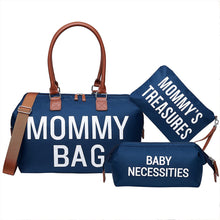 Lade das Bild in den Galerie-Viewer, Diaper Bags Mommy Bag 3-Piece Set Travel Portable Maternity Package Thermal Insulation Large Capacity
