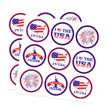 Load image into Gallery viewer, 2x500pcs Xmas Christmas Stickers Roll Label Independence Day Baking Paper Bag Envelope Gift Packaging Decoration