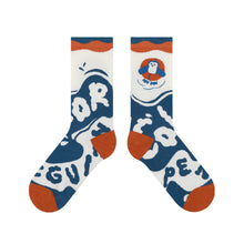 Load image into Gallery viewer, 3 Pairs Trendy Cute Adult Women's Socks Autumn Winter Cotton Cartoon Penguin Tube Socks