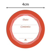 Load image into Gallery viewer, 2x500pcs Christmas Xmas Glass Bottle Removable Waterproof Oil-Proof Synthetic Paper Date Sticker Adhesive Label tape