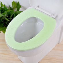 Load image into Gallery viewer, 3pcs Toilet Seat Cover Pads Four Seasons Foam Adhesive Thicker Cooling Bathroom