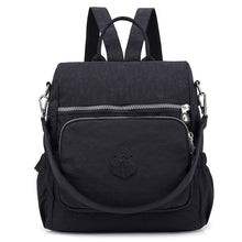 Lade das Bild in den Galerie-Viewer, Ladies Backpack Portable Women's Bag Anti-Theft Nylon Bag Waterproof Nylon Bag