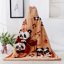 Lade das Bild in den Galerie-Viewer, Baby Blanket Cartoon Hug Blanket Double Layer Raschel Embossed Cloud Blanket Thickened Cloak