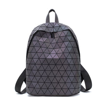 Load image into Gallery viewer, Folding Geometric Rhombus Backpack Fashion Large Capacity Student Schoolbag