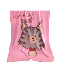 Lade das Bild in den Galerie-Viewer, Children's Blanket Single Layer & Thin Cartoon Flannel Blanket Kindergarten Four Seasons Cover Blanket