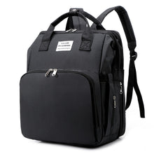 Lade das Bild in den Galerie-Viewer, Backpack Folding Mummy Bag Multi-Purpose Package Feeding Bottle Diaper