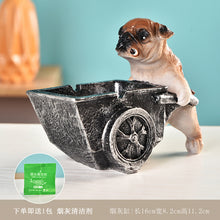 Lade das Bild in den Galerie-Viewer, Ashtray Social Dog Creative Trend Prevent Fly Ash Home Living Room Office Smoke-Proof Resin Decorations