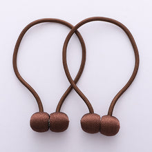 Lade das Bild in den Galerie-Viewer, 20 Colors Headphones Magnetic Buckle Curtain Tied, Non-Perforated Curtains Magnetic Snap