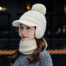 Lade das Bild in den Galerie-Viewer, Warm Winter Knit Beanie Hats Women's Korean-Style Student Wool Ear Protection Cold-Proof Unisex