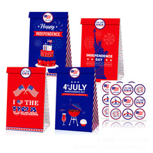Load image into Gallery viewer, 2x500pcs Xmas Christmas Stickers Roll Label Independence Day Baking Paper Bag Envelope Gift Packaging Decoration