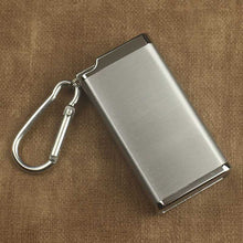 Load image into Gallery viewer, Ashtray Straight Hair Portable Portable Mobile Pocket Mini Box Lid Outdoor Travel Engraved Ashtray