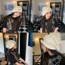 Lade das Bild in den Galerie-Viewer, Warm Winter Knit Beanie Hats Women Versatile Student Good-looking Street Toe Cap Unisex