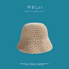 Load image into Gallery viewer, Warm Winter Knit Beanie Hats Women's Summer Thin Breathable Sun Protection Bucket Hat Unisex