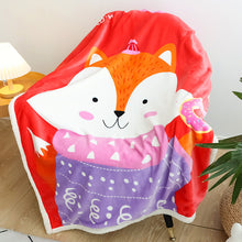 Load image into Gallery viewer, Berber Fleece Blanket Air Conditioning Blanket Sofa Blanket Thickened Children's Double-Layer Flannel
