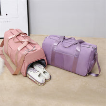 Load image into Gallery viewer, Backpack Luggage Bag Multifunctional Neutral Travel Bag Solid Color Nylon Candy Color