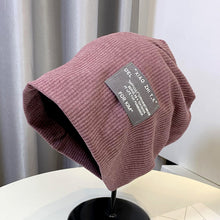 Lade das Bild in den Galerie-Viewer, Warm Winter Knit Beanie Hats South Korea Dongdaemun Patch Women 'S Spring And Autumn New Pullover Unisex