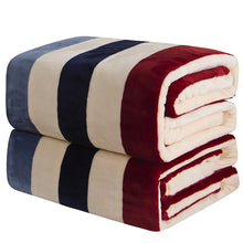 Load image into Gallery viewer, Thickened Autumn and Winter Blanket Flannel Blanket Flannel Air Conditioning Blanket Coral Fleece