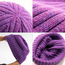 Lade das Bild in den Galerie-Viewer, Warm Winter Knit Beanie Hats Women's Korean-Style All-Match Solid Color Woolen Women's Outdoor Thickened Unisex