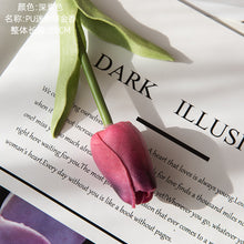 Load image into Gallery viewer, 3PCs Pu Mini Tulip Artificial Fake Flower Plants Home Decoration Wedding Bouquet