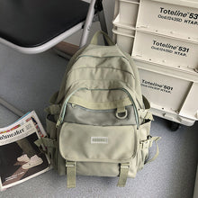 Load image into Gallery viewer, Backpack Female College Student Simple Korean Style High School Student Junior School Large Capacity Fashion Male