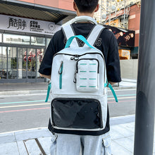 Lade das Bild in den Galerie-Viewer, Backpack Trendy Casual Men Simple Trendy Cool College Student Fashion School shoulder bag