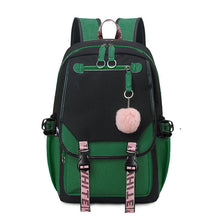 Load image into Gallery viewer, Backpack New Schoolbag Women's Thermal Transfer Oxford Cloth Large Capacity Middle School Student Travel