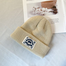 Lade das Bild in den Galerie-Viewer, Warm Winter Knit Beanie Hats Autumn Winter Retro Skullcap Street Tide Wool Unisex